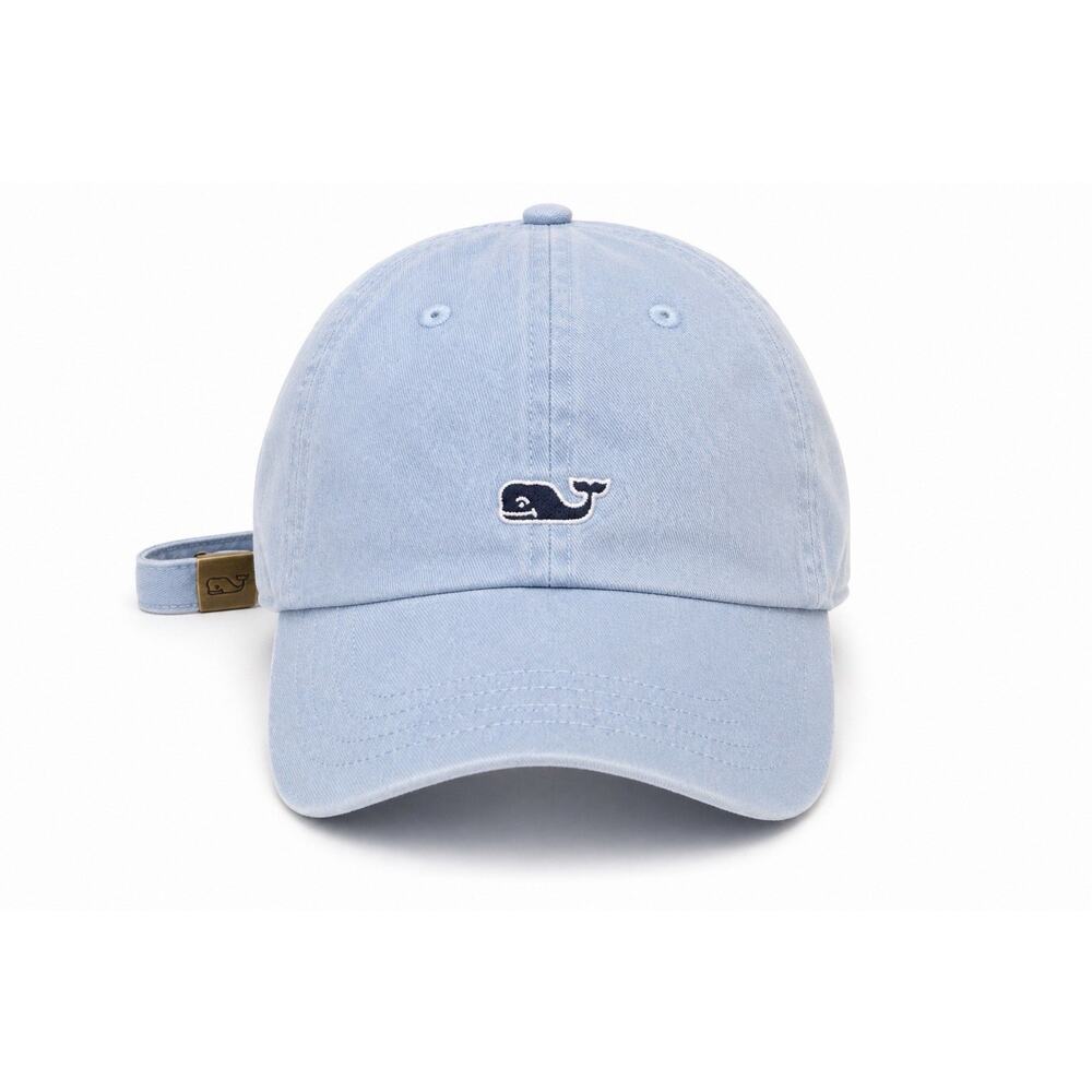 Vineyard Vines Light Blue Baseball Hat Adjustable Strap back Preppy Cap